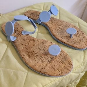 Bernardo Sandals Jelly Toe Button Cruise Summer Vacation